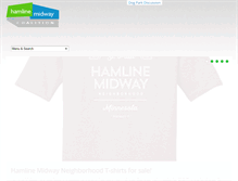 Tablet Screenshot of hamlinemidway.org
